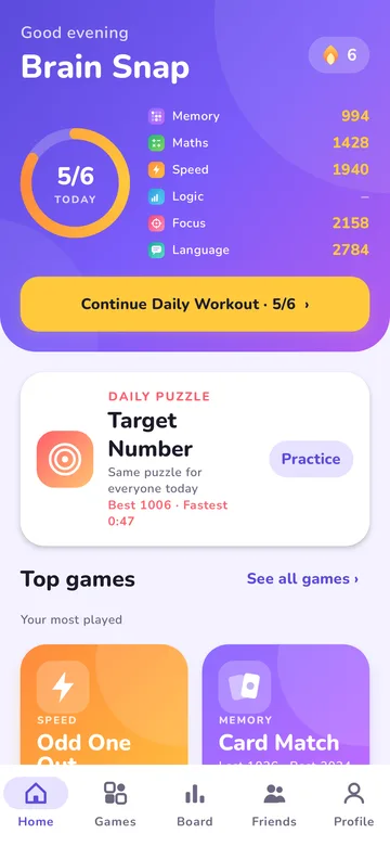 Daily Workout screenshot